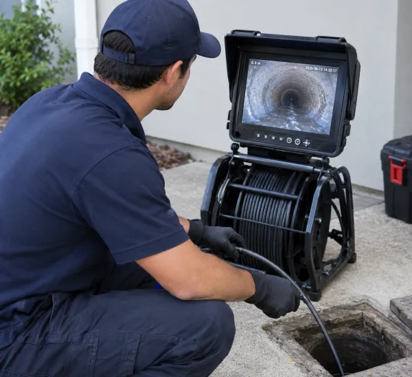 CCTV drain inspection